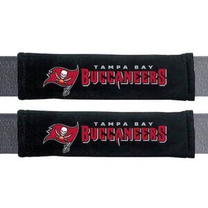 🏈🆕TAMPA BAY BUCCANEERS SEATBELT SHOULDPHER PADS - 2 PACK - UNISEX